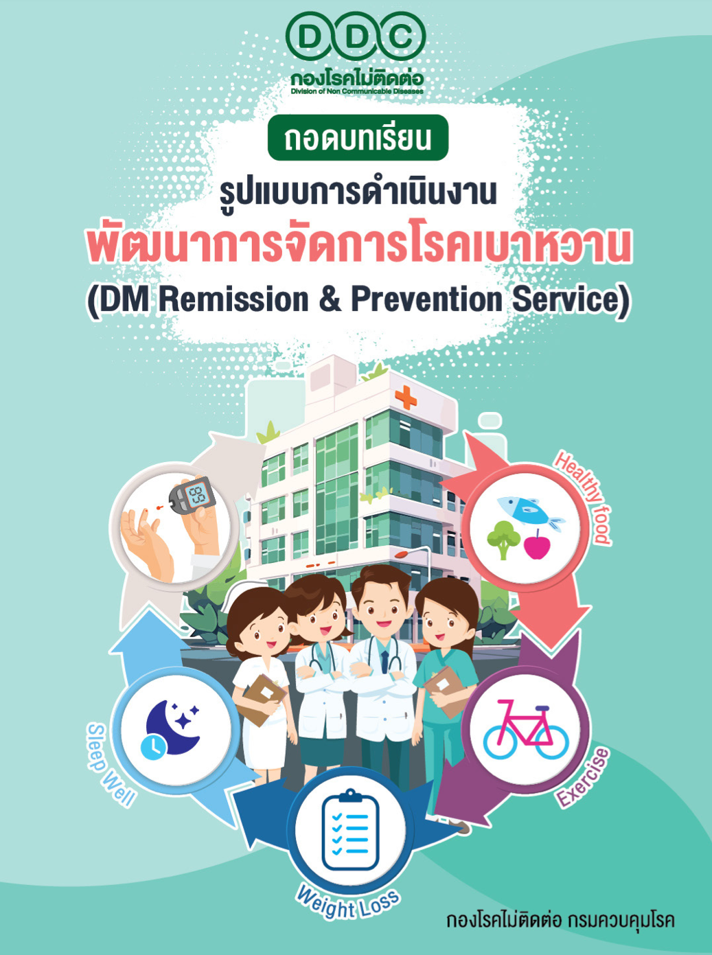 ถอดบทเรียน รูปแบบการดำเนินงาน พัฒนาการจัดการโรคเบาหวาน  DM remission 